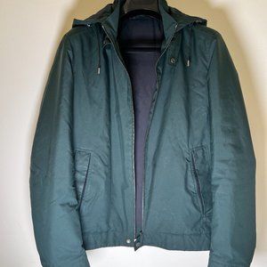 Z Zegna lightly insulated hooded jacket